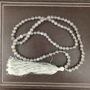 Light Gray Mala beads